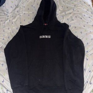 Supreme Hoodie Gibert and George DEATH: Black Size Large